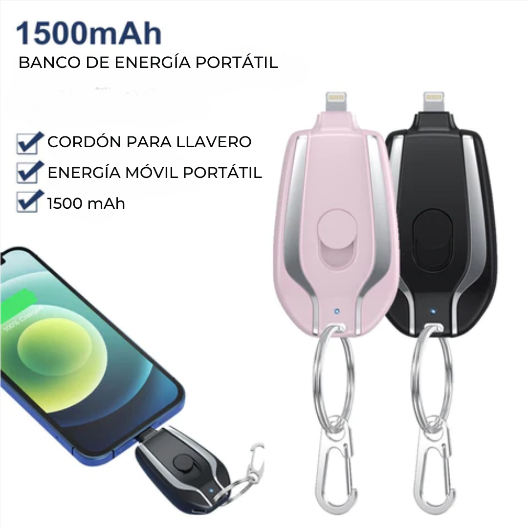 Linkenergen™ - Cargador Portátil en Forma de Llavero (1500 mAh)