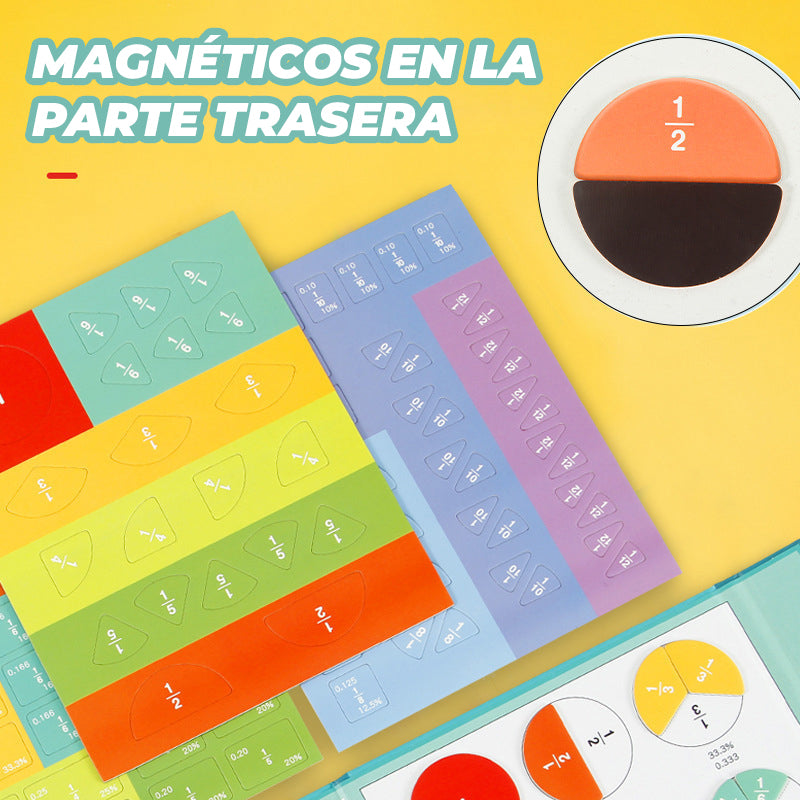 SmartFraction™ - Rompecabezas magnético matemático