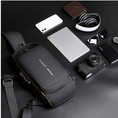 Bolso cruzado antirrobo con carga USB