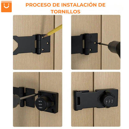 LOCKPRO™ - CERRADURA CON CONTRASEÑA + KIT DE INSTALACIÓN GRATIS