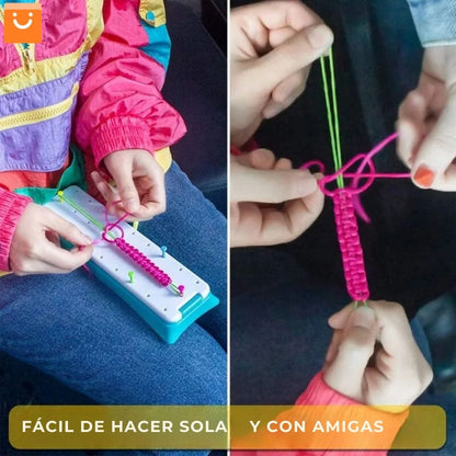 RAINBOWCRAFT™ - KIT DE TRENSADORA DE PULSERAS