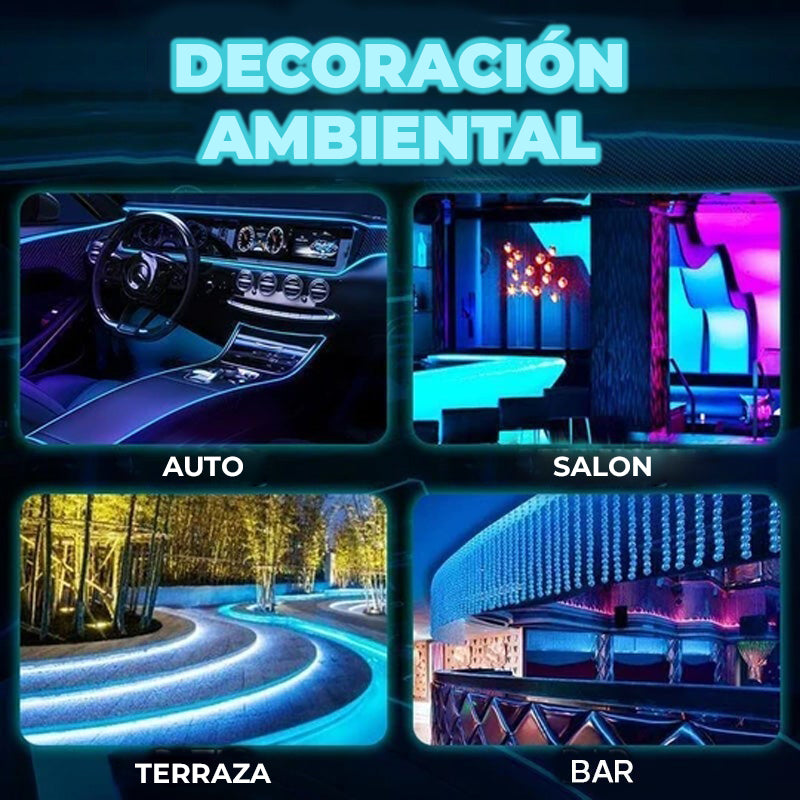 NeonDrive™ - Luz atmosférica LED para automóviles
