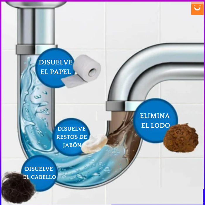 WildTornado™ - Potente limpiador de fregadores y desagües