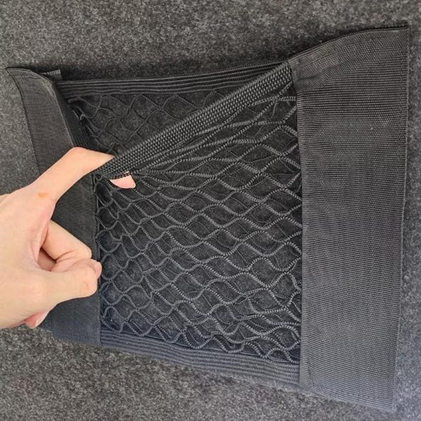 TidyRide™ - Organizador con malla elástica  para maletera de autos