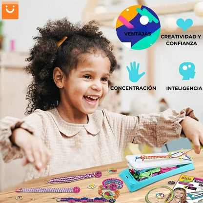 RAINBOWCRAFT™ - KIT DE TRENSADORA DE PULSERAS