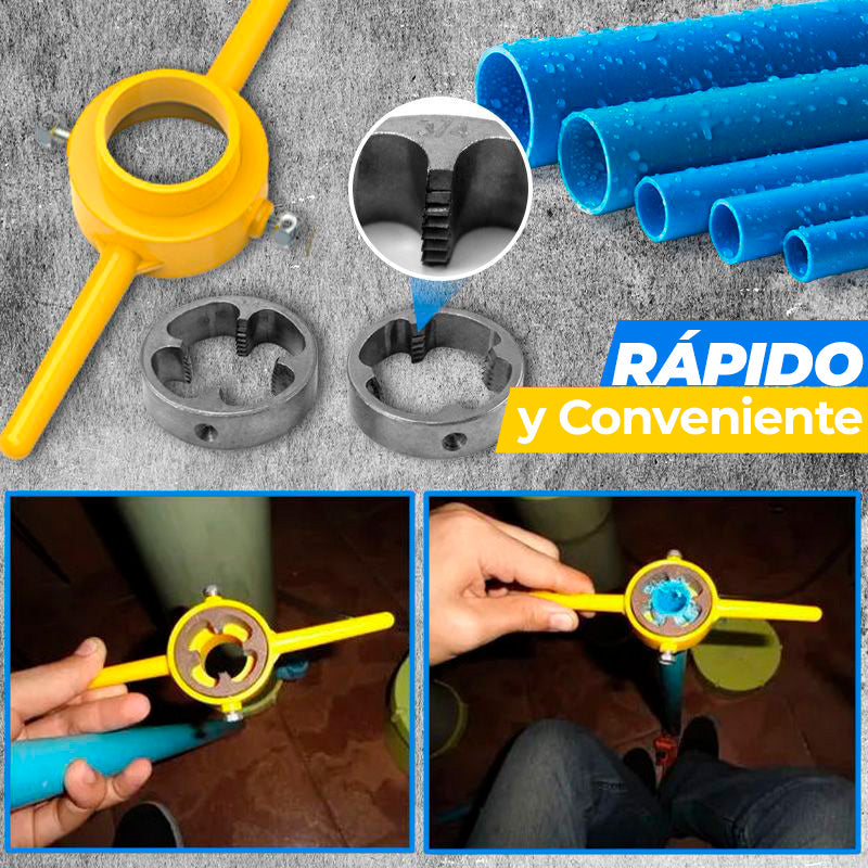 PipeCraftPro™ - Kit para roscas de tuberias en PVC
