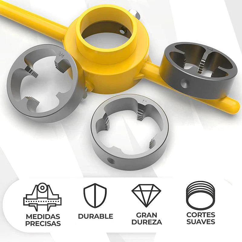PipeCraftPro™ - Kit para roscas de tuberias en PVC