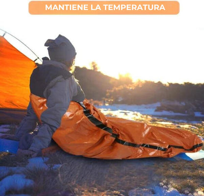 Adventurer's™ - Saco de dormir impermeable de emergencia
