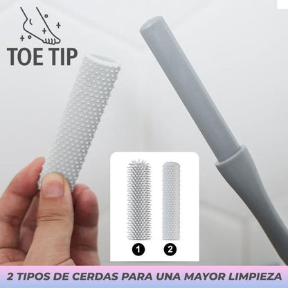 ToeTip™ - Cepillo para facilitar limpieza de pies