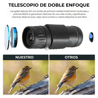 Telescopio portátil de bolsillo