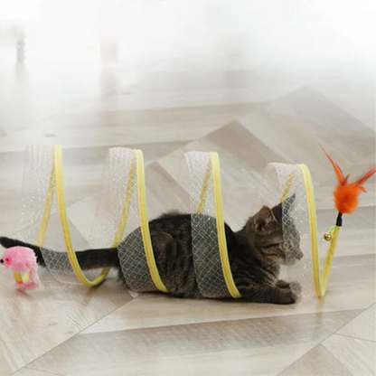 Túnel plegable para gatos