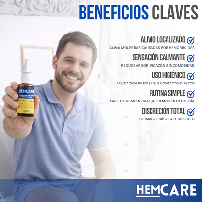 Hem Care™ - alivio natural, justo donde lo necesitas.