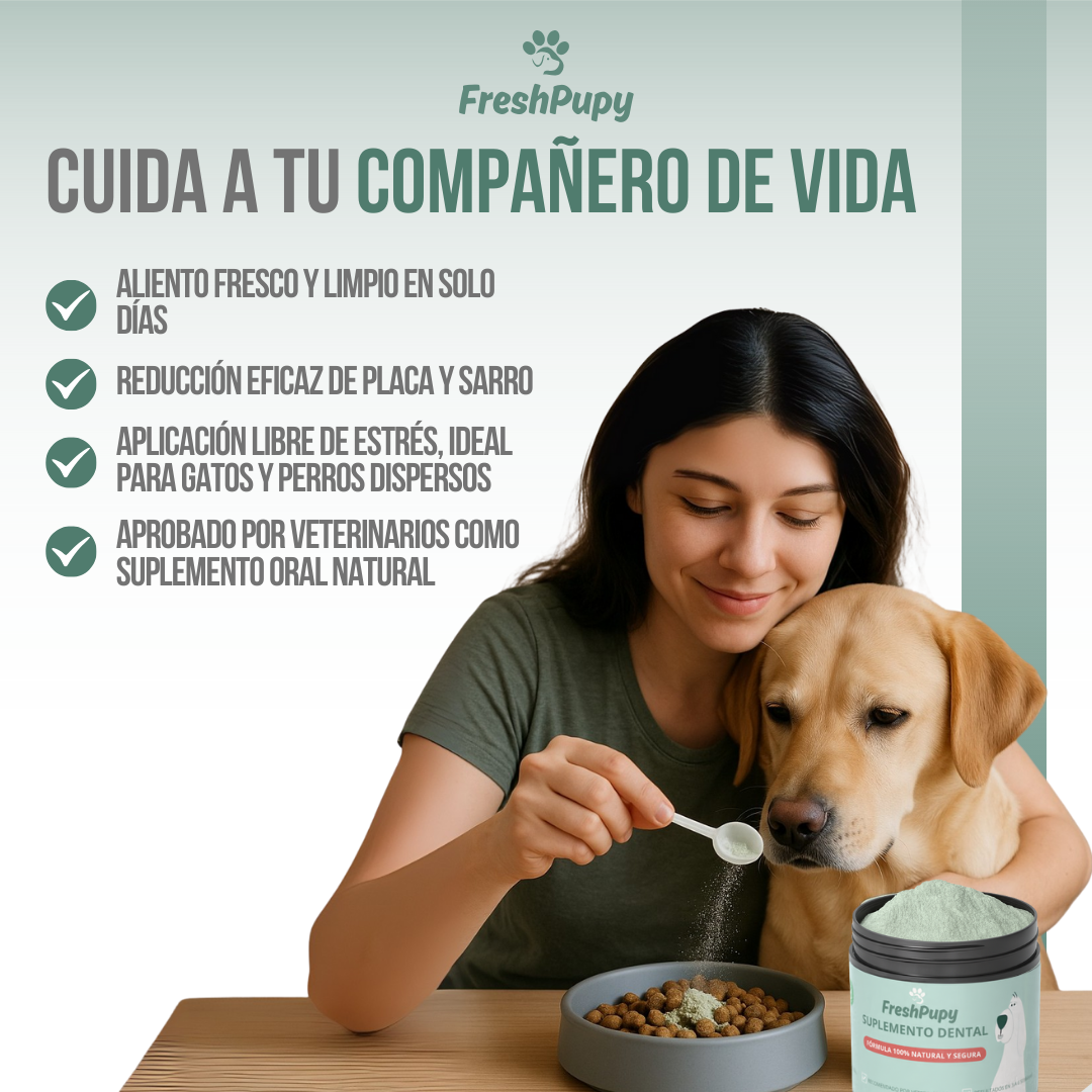 FreshPupy™ - Sonrisa saludable para tu mascota, de manera natural