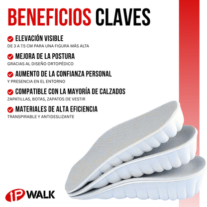 UpWalk™ - más altura, mejor postura y comodidad en cada paso