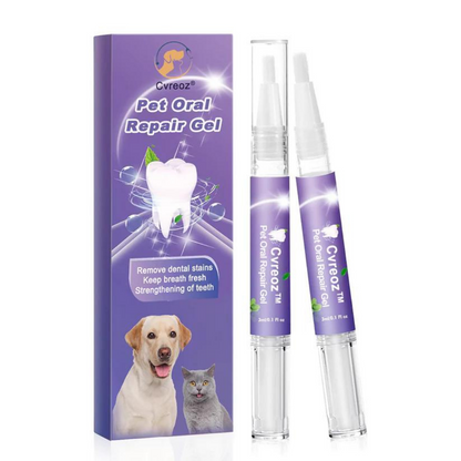 PetOralCare Gel™ - Gel para el blanqueamiento y aseo bucal de mascotas.
