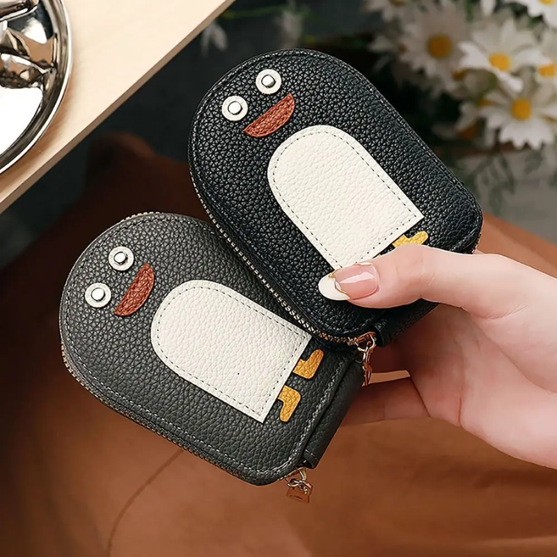 CardChic™ -  MINI BOLSO DE PINGUINO PORTA TARJETAS