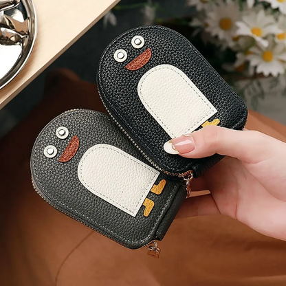 CardChic™ -  MINI BOLSO DE PINGUINO PORTA TARJETAS