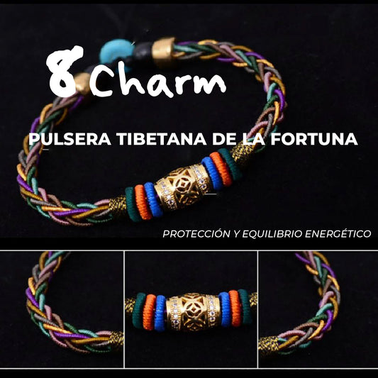 8Charm™ - Pulsera tibetana de la fortuna
