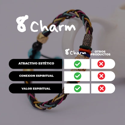 8Charm™ - Pulsera tibetana de la fortuna