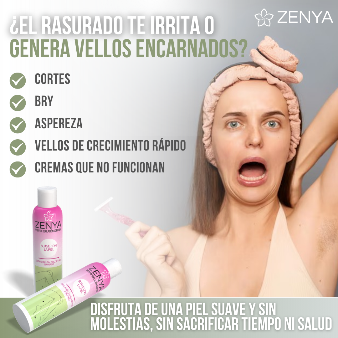ZENYA™ - Piel suave, depilación fácil y resultados que duran.