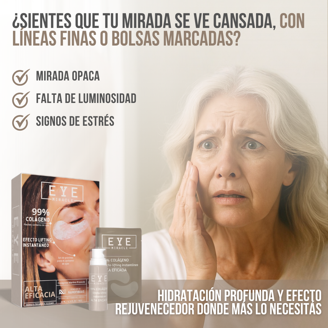 Eye Miracle™ – Colágeno que transforma tu piel desde la primera mirada