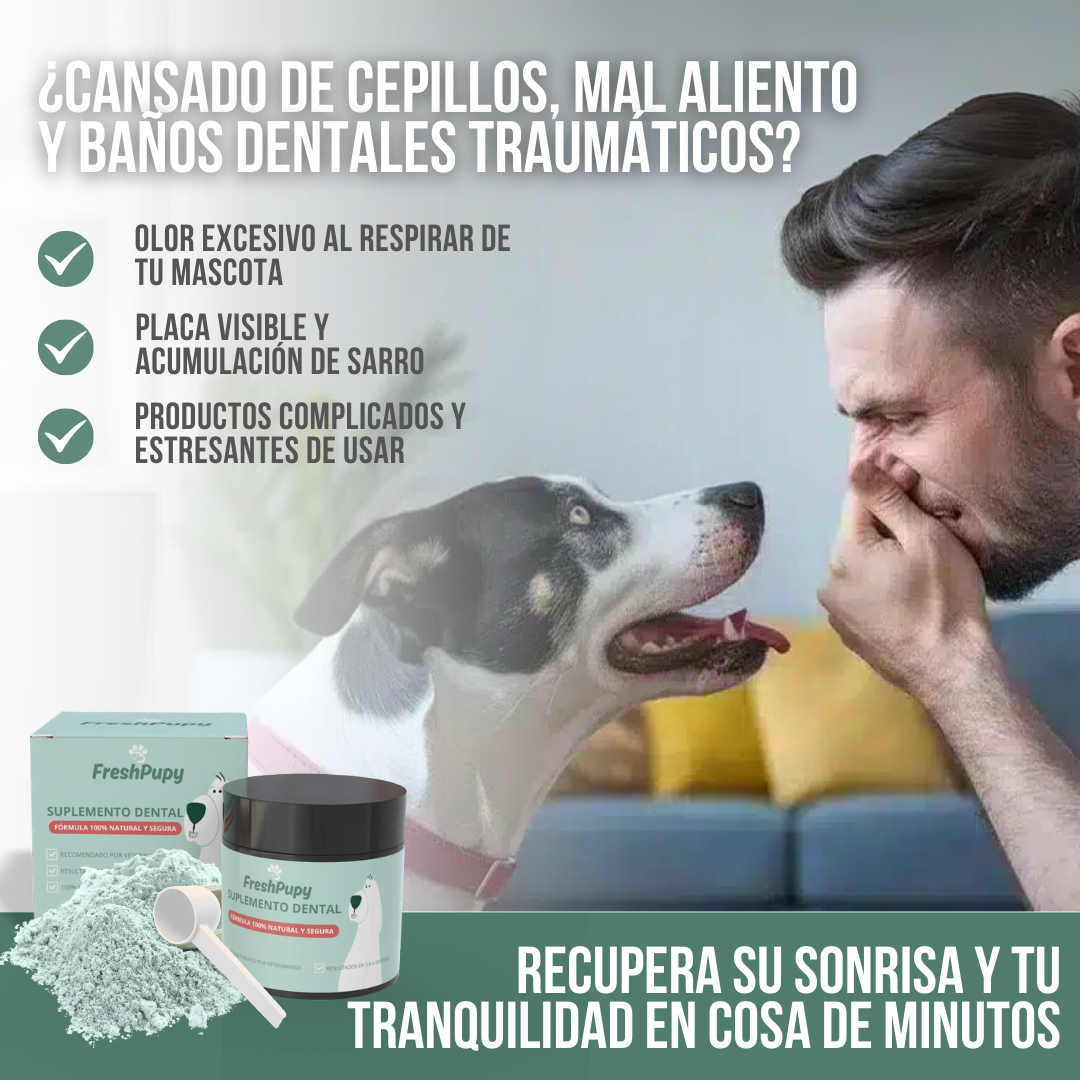 FreshPupy™ - Sonrisa saludable para tu mascota, de manera natural