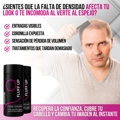 Fluff Up™  - Cabello más denso al instante. Natural, seguro e indetectable