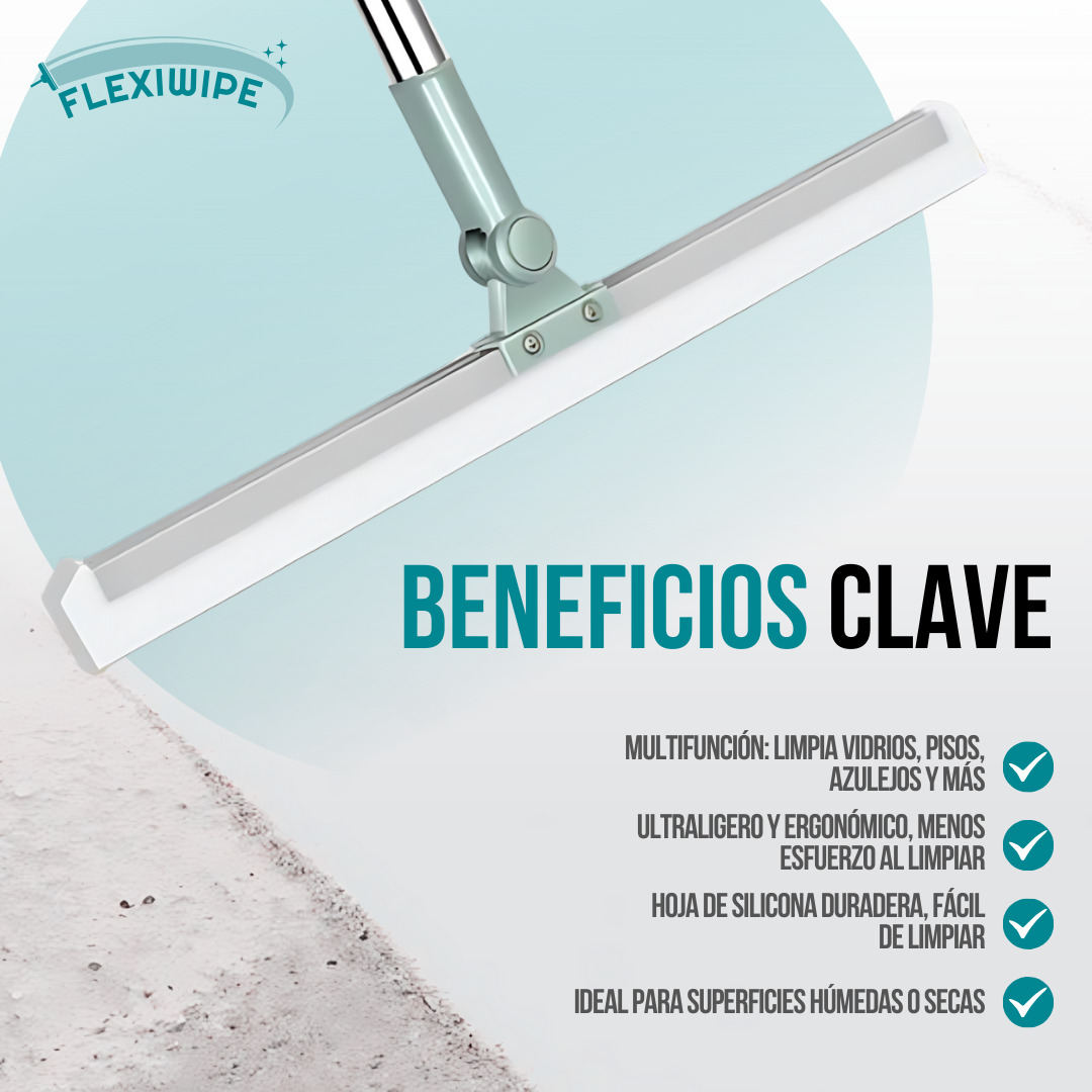FlexiWipe™ - Limpieza sin esfuerzo, brillo en cada rincón