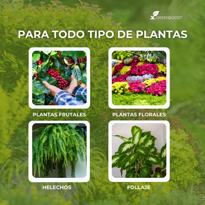 GREENBOOST™ - FERTILIZANTE DE PLANTAS ORGÁNICO EN TABLETA
