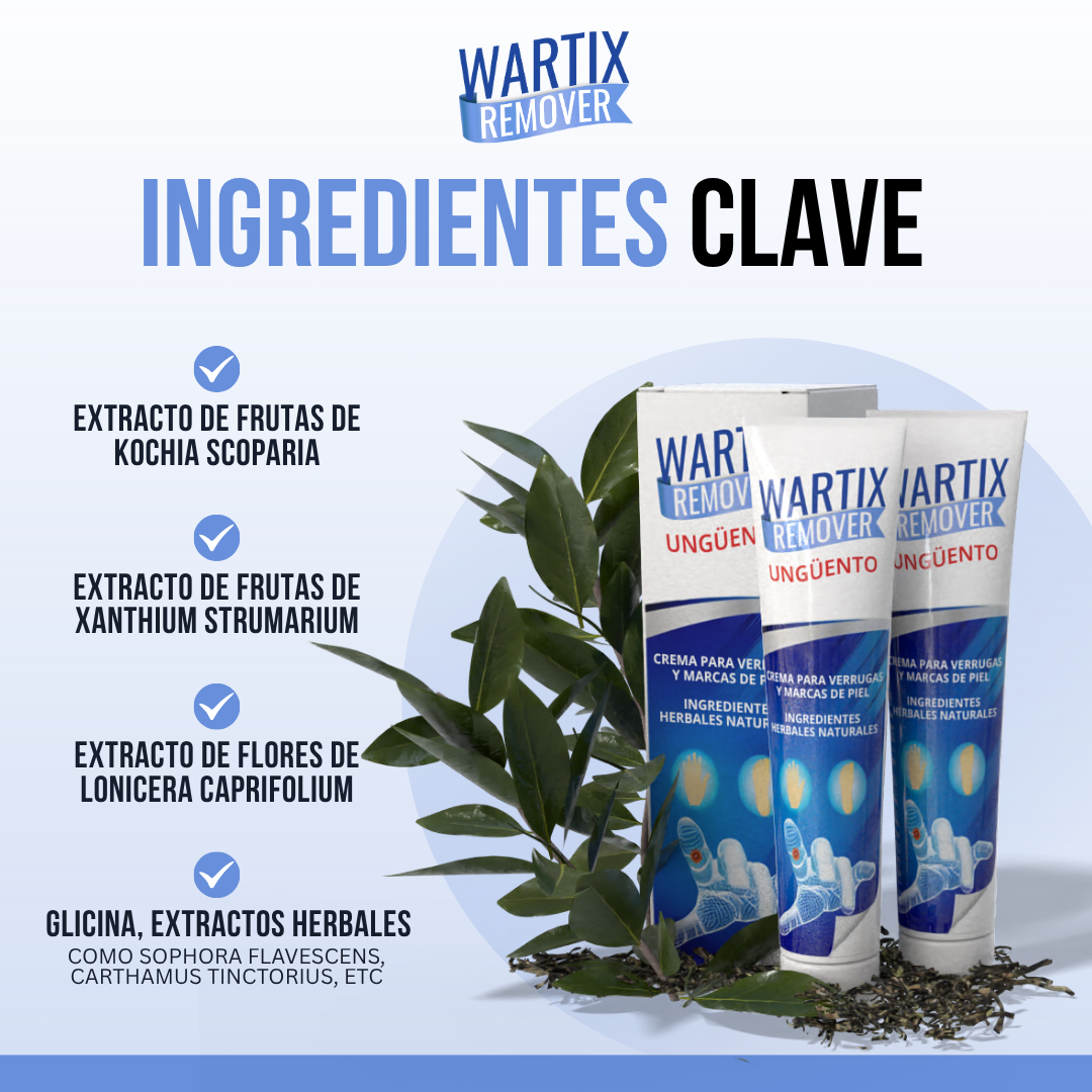 WARTIX REMOVER™ - Piel limpia, libre de verrugas, sin complicaciones