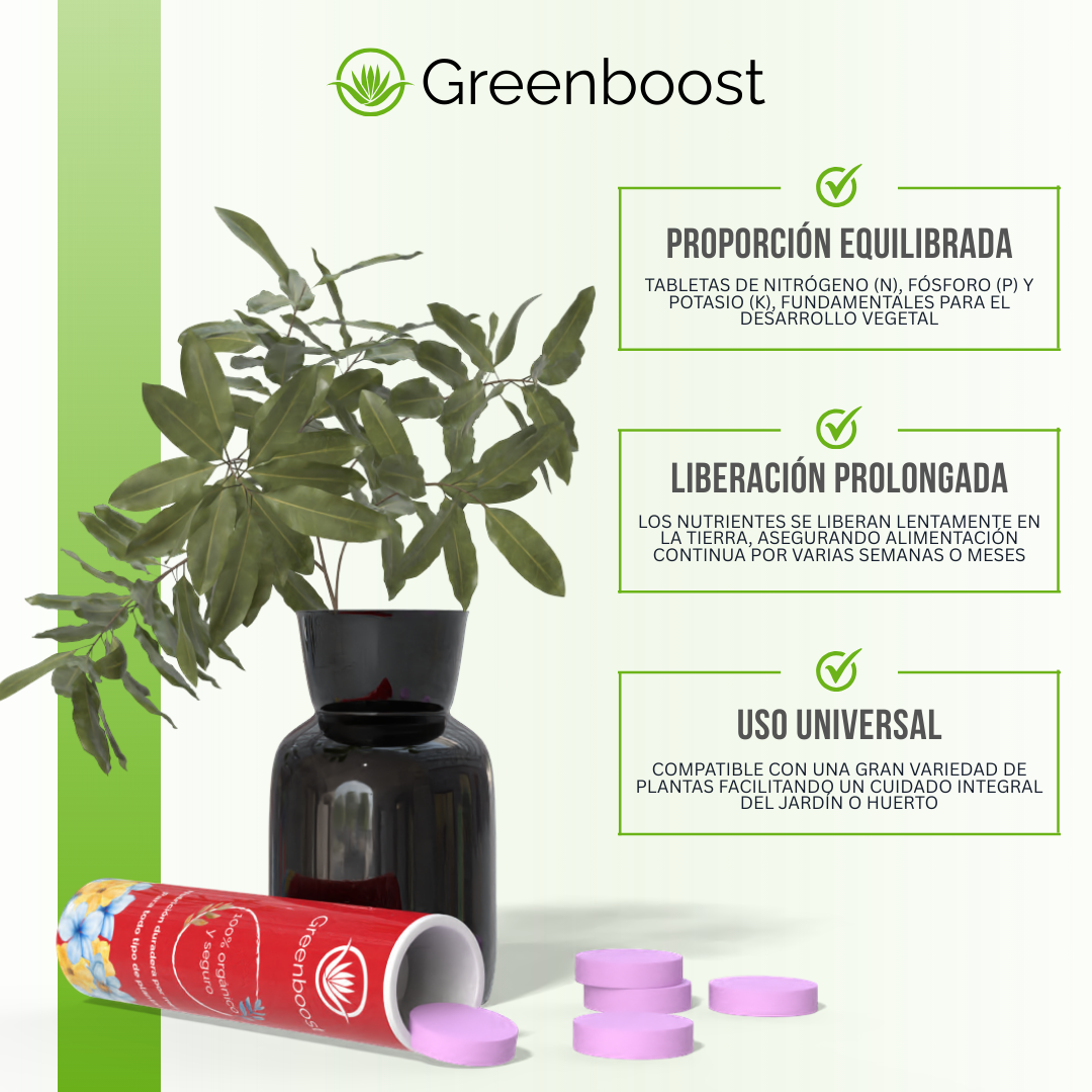 Greenboost™ - Nutrición natural que dura, resultados que se notan