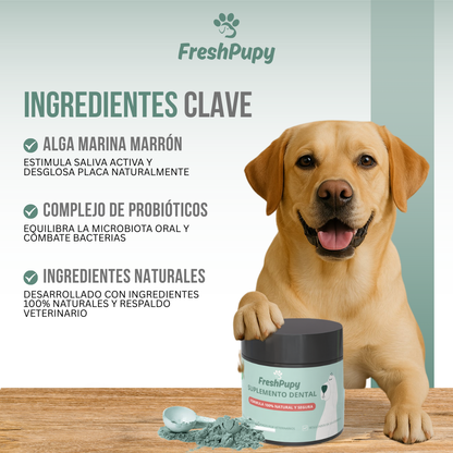 FreshPupy™ - Sonrisa saludable para tu mascota, de manera natural