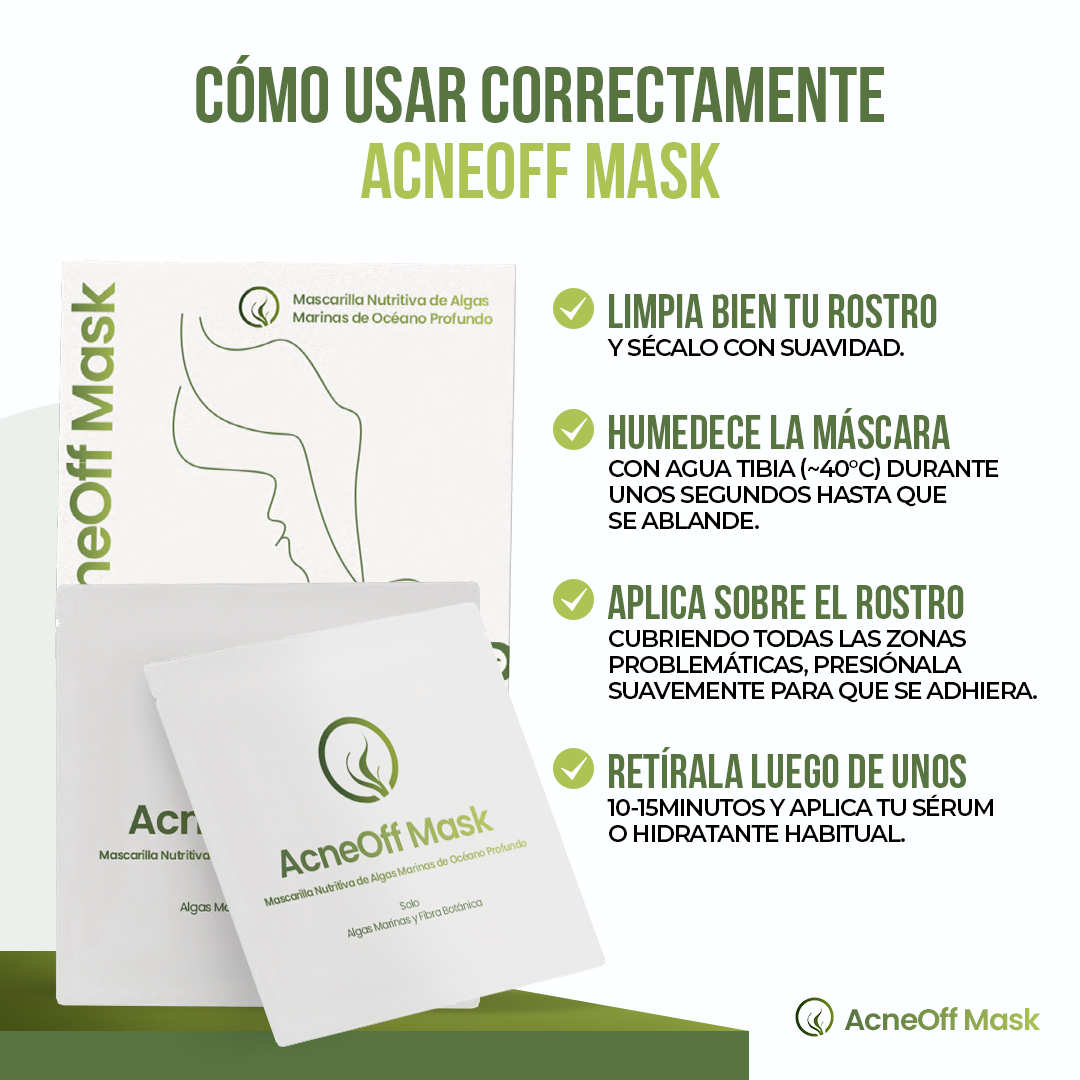 AcneOff Mask™ - Sana tu piel, no la castigues.