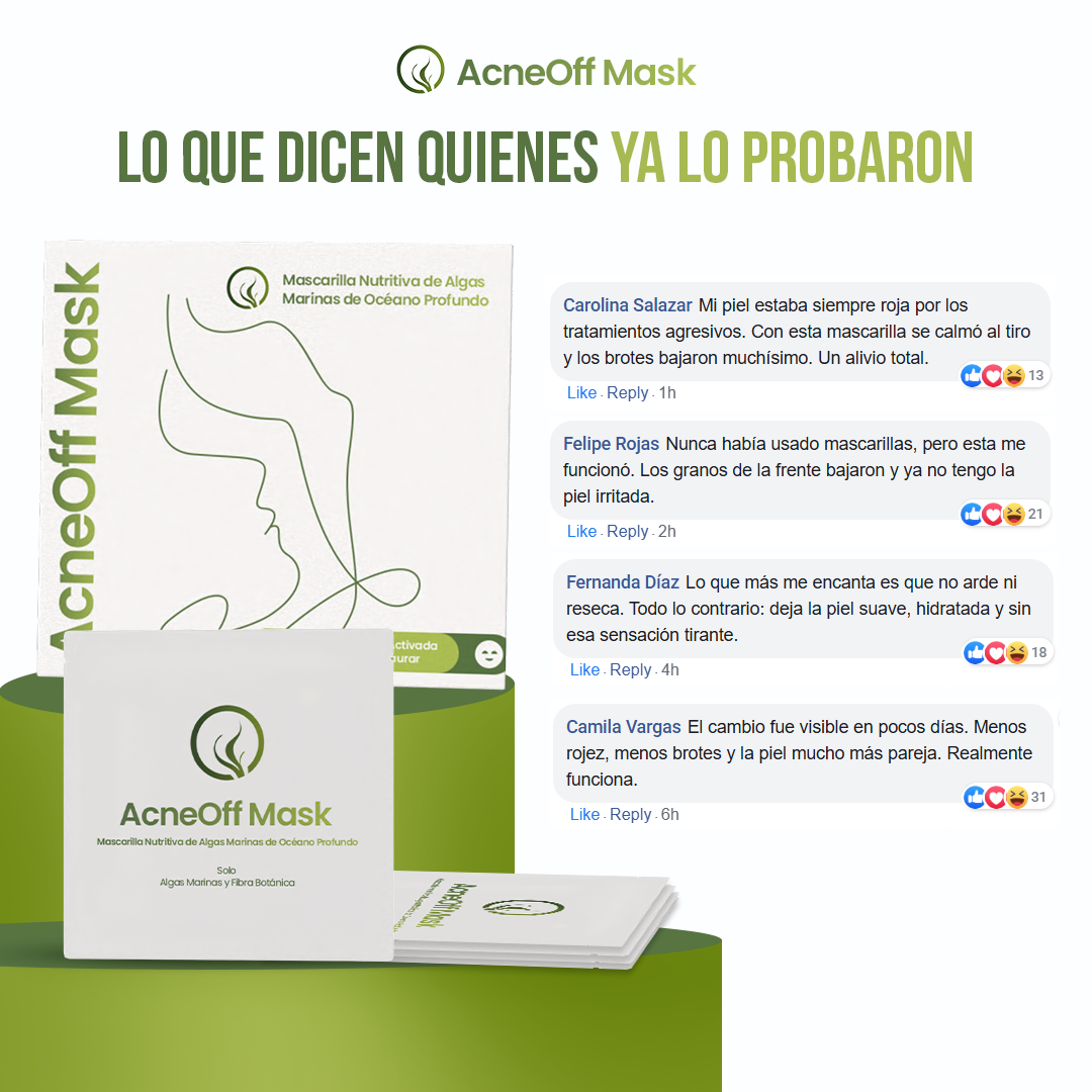 AcneOff Mask™ - Sana tu piel, no la castigues.