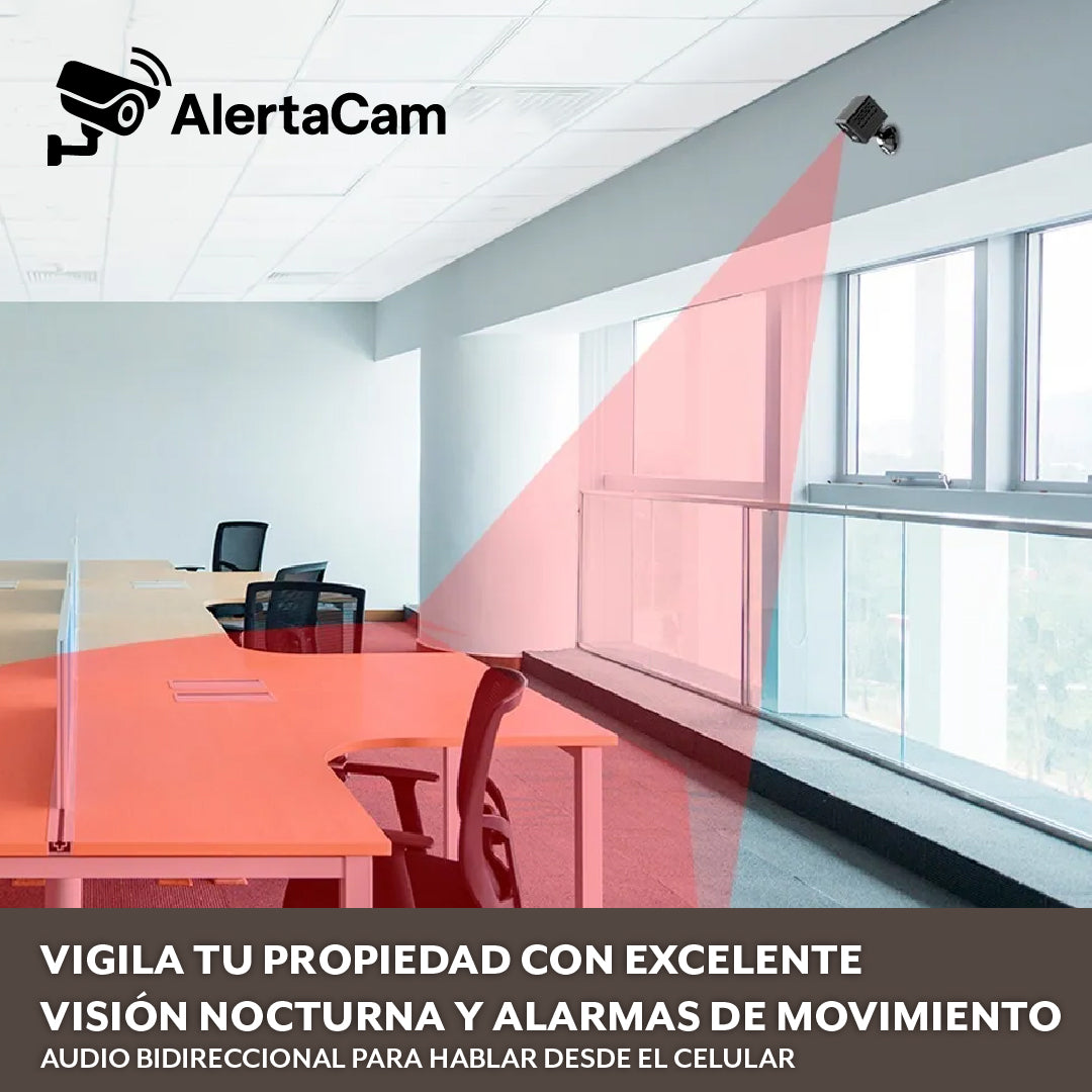 AlertaCam™ – Cámara inteligente con detección y alarma
