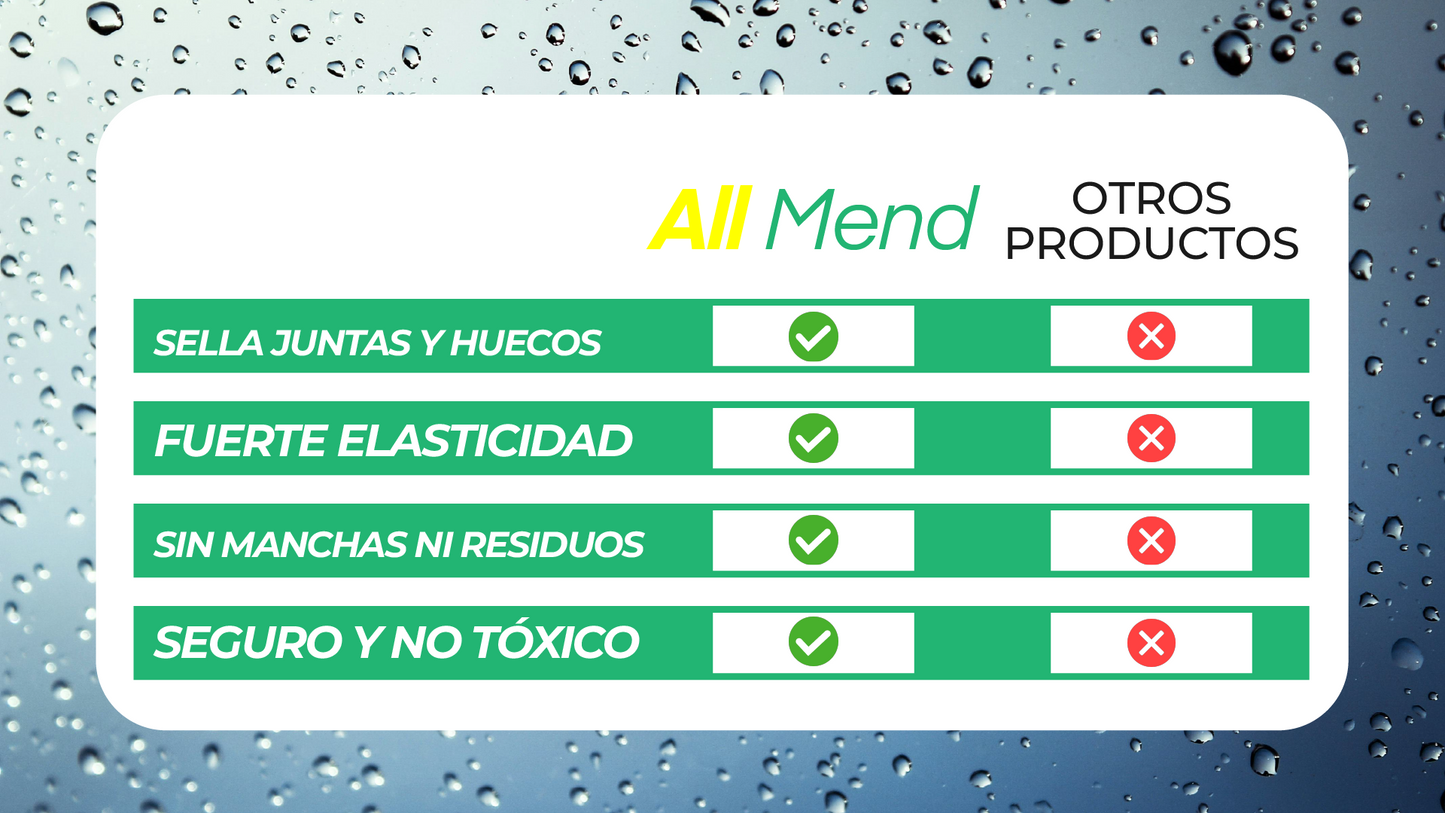 AllMend™ - Spray adhesivo sellador de filtraciones