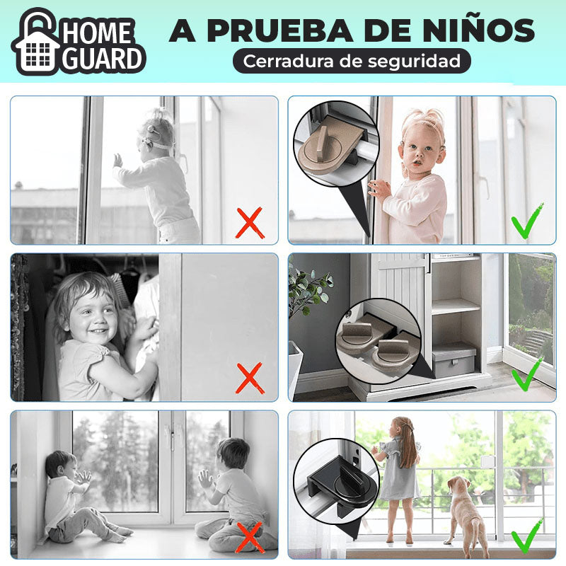 HomeGuard™ - Cerradura anti robos para ventanas