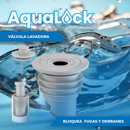 AquaLock™ - Válvula para lavadoras anti-derrames