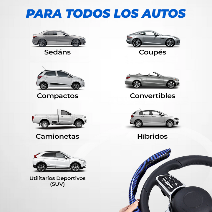 SportGrip™ - Cobertor para volante de fibra de carbono