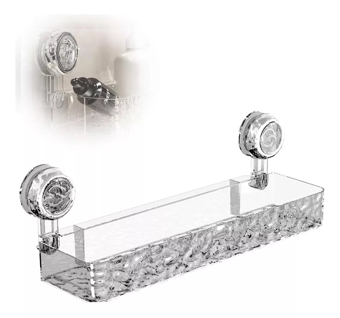ClearRack™ - Organiza tu baño sin clavos ni daños
