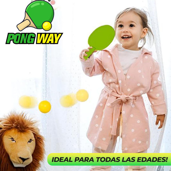 PongWay™ - Entrenador infantil de ping pong