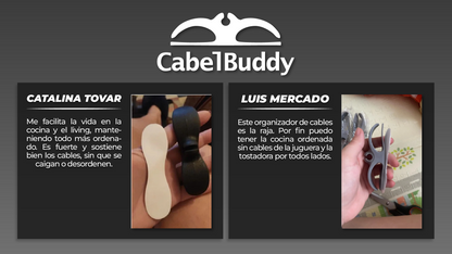 CABELBUDDY™ - ORGANIZADOR DE CABLES PARA ELECTRODOMÉSTICOS
