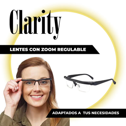 Clarity™ - lentes con zoom regulable