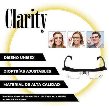 Clarity™ - lentes con zoom regulable