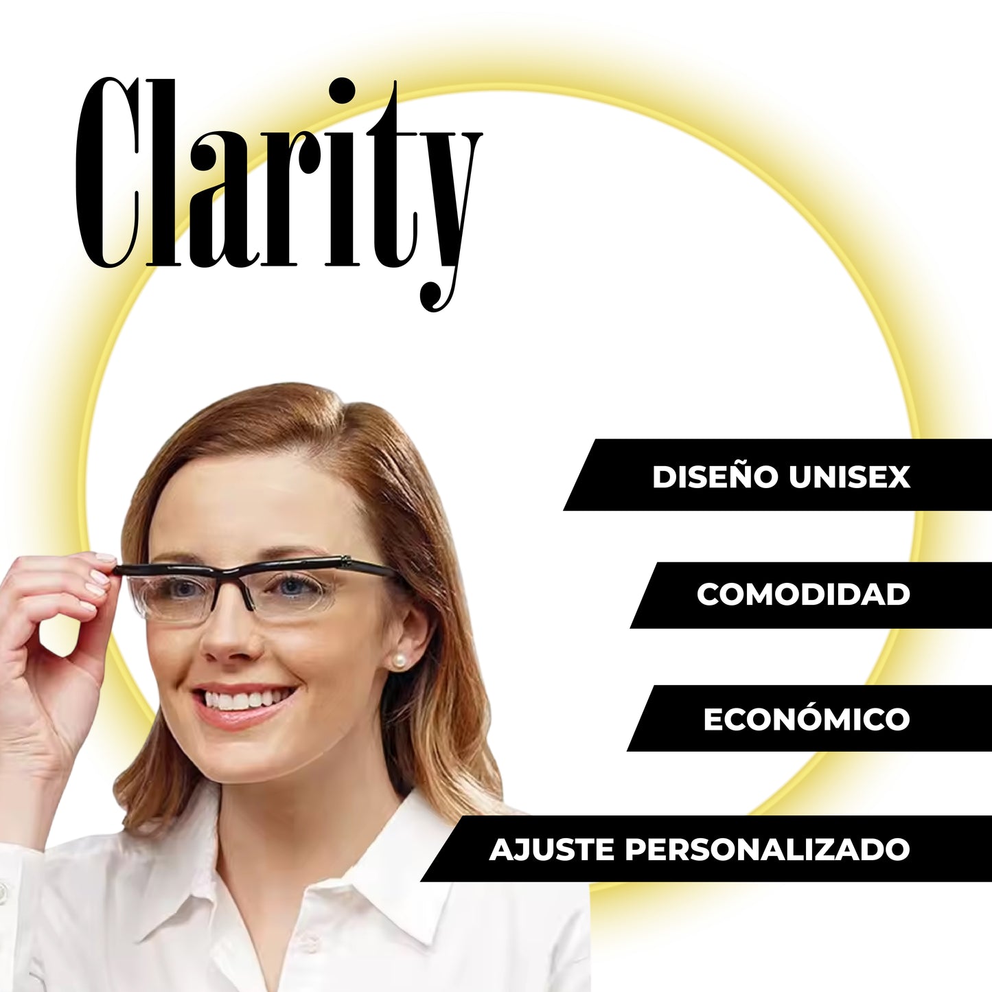 Clarity™ - lentes con zoom regulable