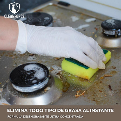 CleanForce™ – Potencia desengrasante para todo hogar