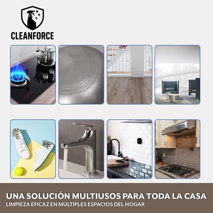 CleanForce™ – Potencia desengrasante para todo hogar
