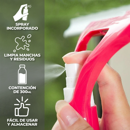 ClearView™ - Limpiador de vidrios con spray incorporado