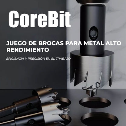 CoreBit™ - Juego de brocas para metal alto rendimiento