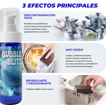 BubbleBlitz™ - Espuma quitamanchas de limpieza